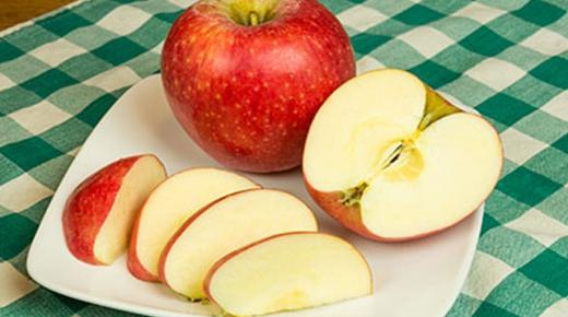 الحيلة لعدم اسوداد التفاح