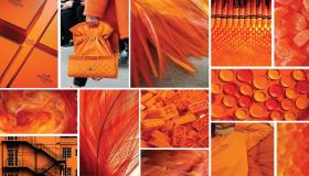 اللون البرتقالي