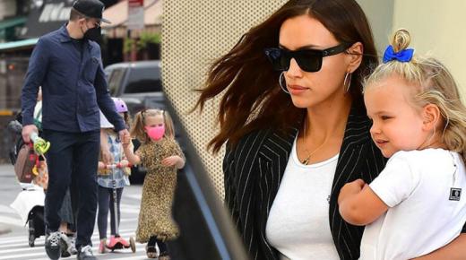 تنافس ليا ابنة إيرينا شايك وبرادلي كوبر مع والدتها بالأناقة.