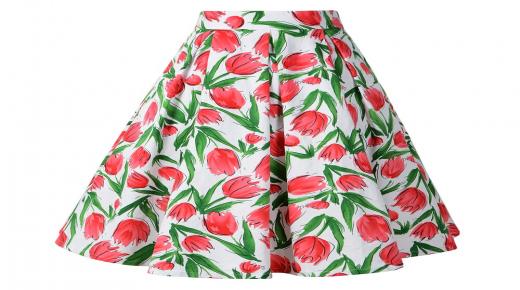 تنورة التوليب