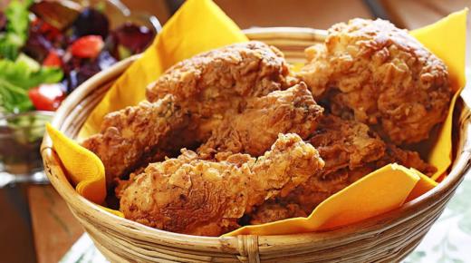 دجاج البروستد.