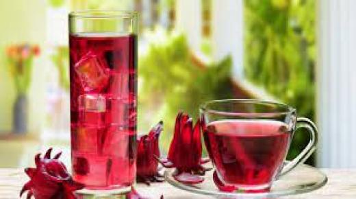 شراب الورد (الكركديه)