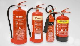 أنواع طفايات الحريق