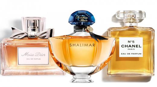 العطور الفرنسية.