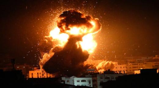 فلسطين: قطاع غزة..يتعرض للقصف من طائرات الاحتلال