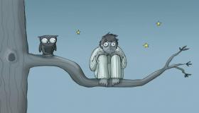 القلق عند النوم.