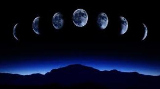 مراحل اكتمال القمر