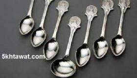 نظف الأواني الفضية بالرقائق المعدنية