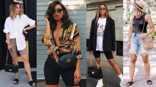 ملابس صيفية مع شورت لركوب الدراجات!