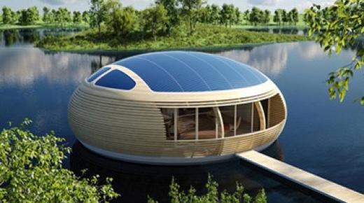 منزل بيئي “شمسي” عائم